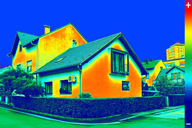 Termografering af hus